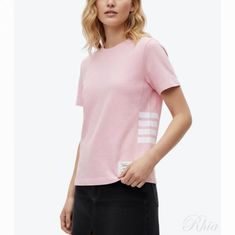톰브라운 26SS 클래식 피케 4 바 티 FJS207A 00050 680 썸네일 1