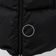 프라다 삼각로고 리나일론 여성 폭스퍼 롱 패딩 점퍼 썸네일 8