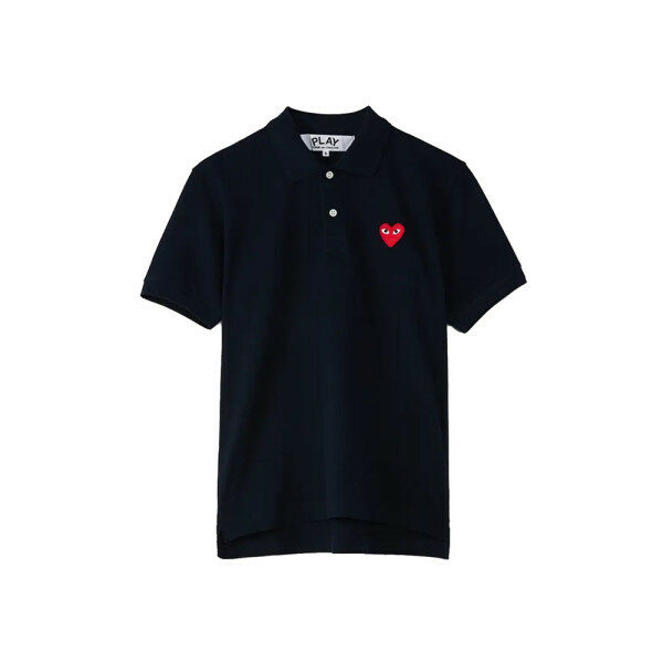 26SS 레드 와펜 카라 티셔츠 네이비 AZ-T006-051-2 - Comme des Garcons