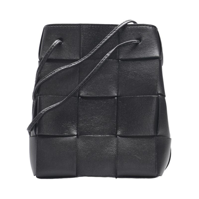 블랙 카세트 스몰 버킷백 - Bottega Veneta