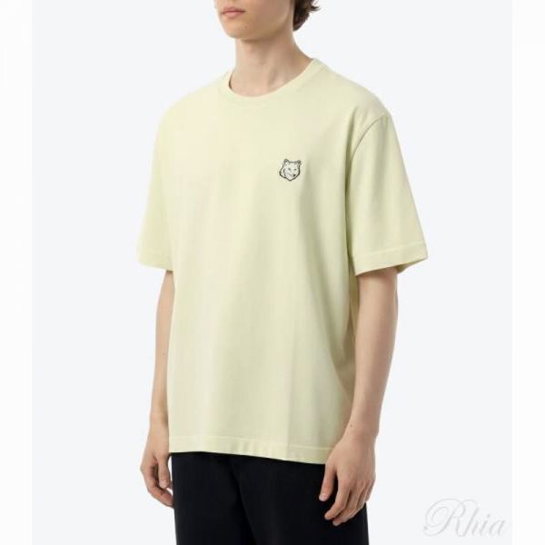 메종키츠네 26SS 볼드 폭스 헤드 오버사이즈 티셔츠 PM00109KJ0119 0479 반팔 - Maison Kitsune
