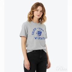 와일드동키 26SS 와일드캣 티셔츠 헤더 그레이 썸네일 1