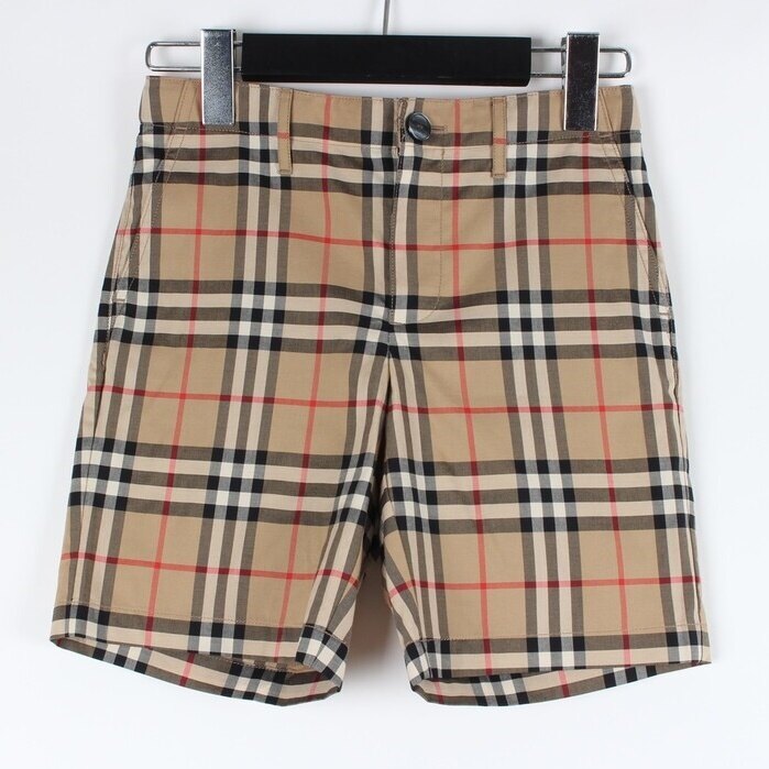 버버리 키즈 노바 체크 반바지 8Y - Burberry