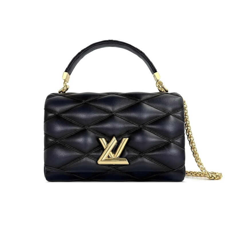 [어포드] 루이비통 GO-14 MM 말타쥬 핸드백 블랙 내장칩 UIVHCMC7 - Louis Vuitton