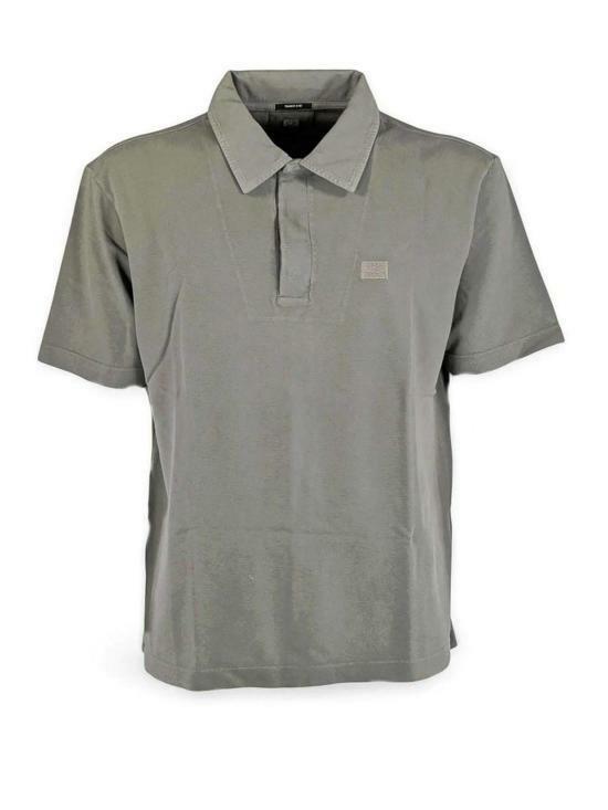 26SS 씨피 컴퍼니 폴로 티셔츠 20CMPL175A 005527S 921 GUNMETAL DOM - CP company
