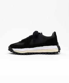 26SS 메종 미하라 야스히로 래리 OG솔 믹스 메테리얼 로우탑 스니커즈 A14FW703 BLACK DOM 썸네일 2