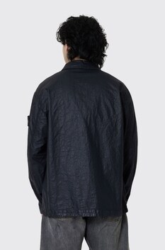 스톤아일랜드 와펜 나일론 파나마 오버셔츠 블랙 L1S151200003 S0069 V0029 썸네일 2