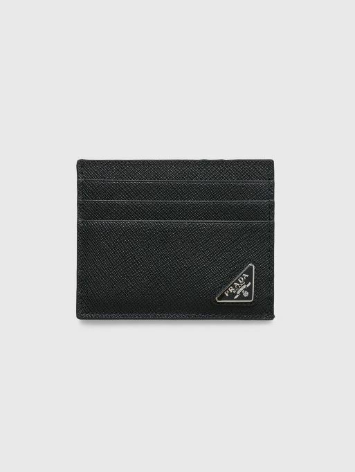 프라다 로고 사피아노 카드지갑 블랙 2MC223 QHH F0002 - Prada