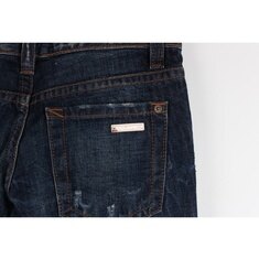 디스퀘어드2 레드 패치 로고 진청 데님 청바지 38 썸네일 3