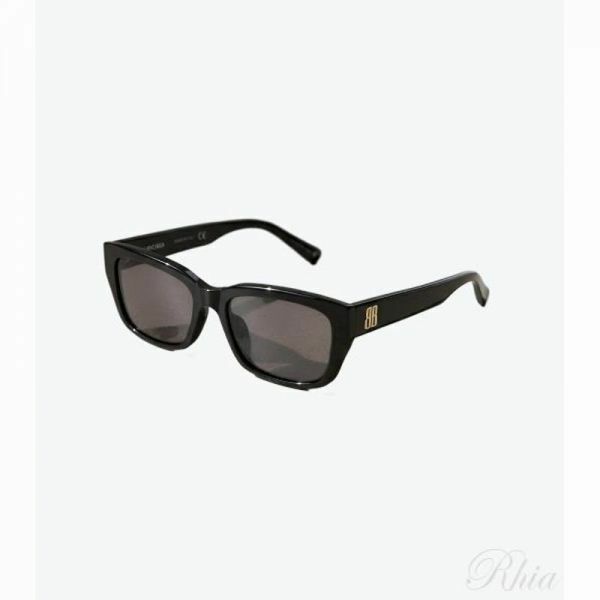 발렌시아가 26SS 나노 라운드 선글라스 블랙 858857 T0039 1000 - Balenciaga