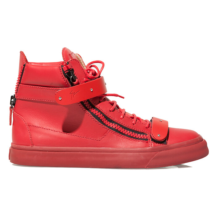 쥬세페자노티 남성 레더 하이탑 스니커즈 RU4084 - Giuseppe Zanotti
