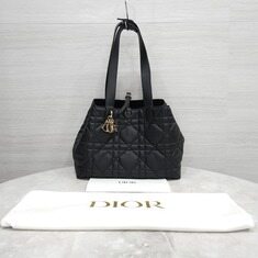 [럭스유] 디올 뚜주흐 미디엄백 블랙 매크로 까나쥬 M2821OSNW 썸네일 8