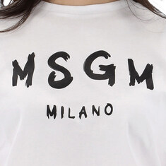 국내배송 26SS MSGM 로고 반팔 티셔츠 성인사이즈 S6MSJUTH001 001-AK 썸네일 3