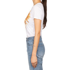 알렉산더맥퀸 스팽글 플라워 프린팅 티셔츠 여성 445464 QHZA6 0900 썸네일 3