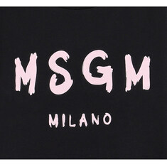 국내배송 26SS MSGM 키즈 로고 반팔 티셔츠 S6MSJUTH001 110/88-K 썸네일 1