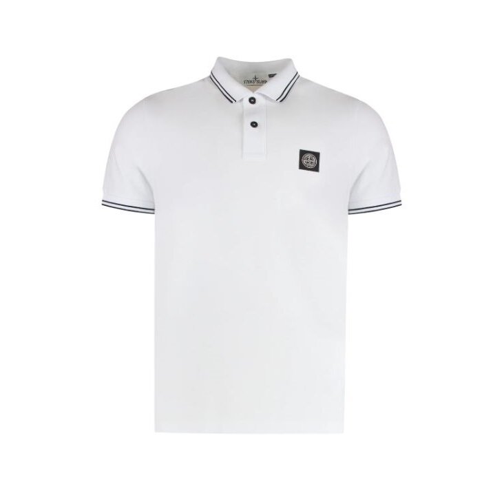스톤아일랜드 로고 패치 반팔 폴로셔츠 K2S152200007 S0018 V1001 - Stone Island