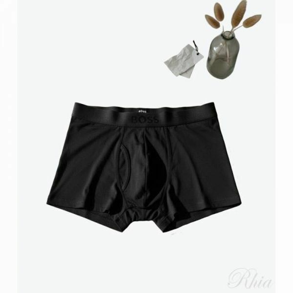 휴고보스 26SS 스트레치 코튼 트렁크 쓰리 팩 50544263 002 3팩 - Hugo Boss