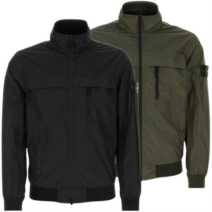 스톤아일랜드 남성 와펜 패치 크링클랩스 윈드자켓 바람막이 801541022 - Stone Island