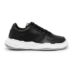 미하라야스히로 웨인 레더 스니커즈 A07FW702 BLACK 썸네일 1