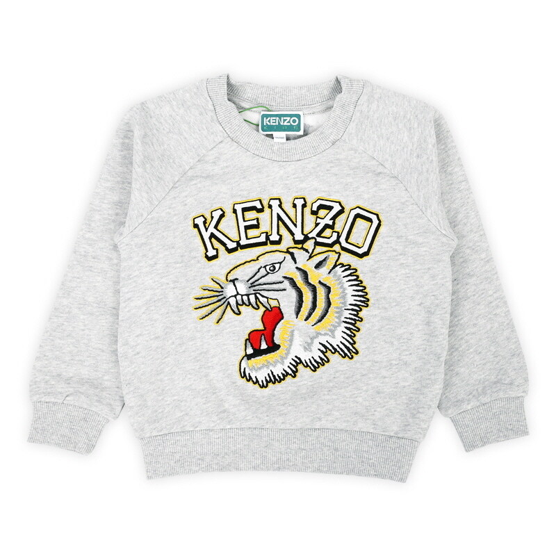 디몬트 24 S/S 겐조 키즈 타이거 로고 맨투맨(그레이) K60323 A47 - Kenzo