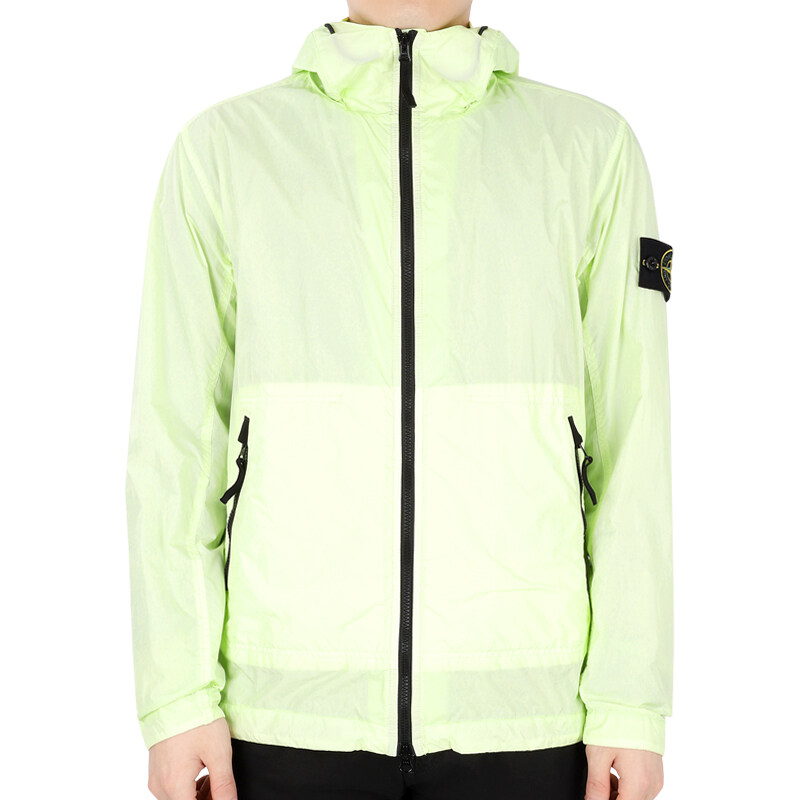 디몬트 23 S/S 스톤 남성 와펜 패치 나일론 후드 자켓(연그린) 781540522 V0052 - Stone Island
