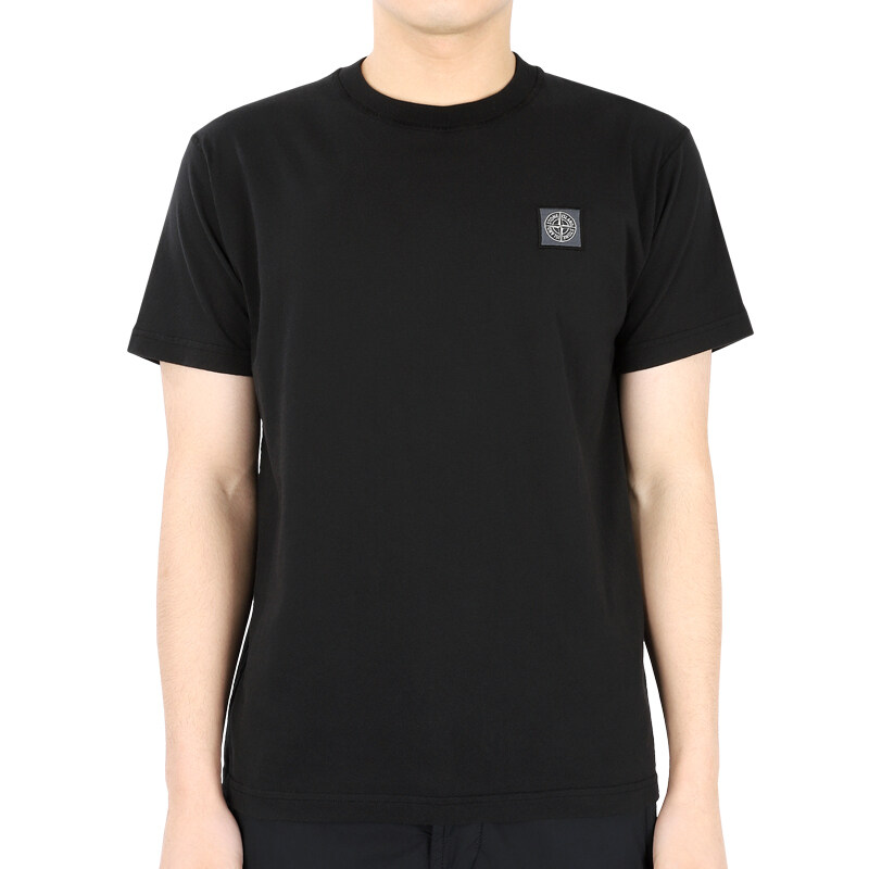 디몬트 23 S/S 스톤 남성 와펜 패치 반팔(블랙) 101523757 A0029 - Stone Island