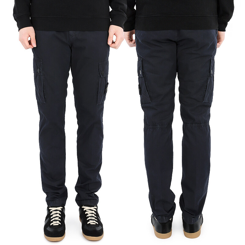 디몬트 23 S/S 스톤 남성 와펜 패치 카고 팬츠(네이비) 1015303WA A0120 - Stone Island
