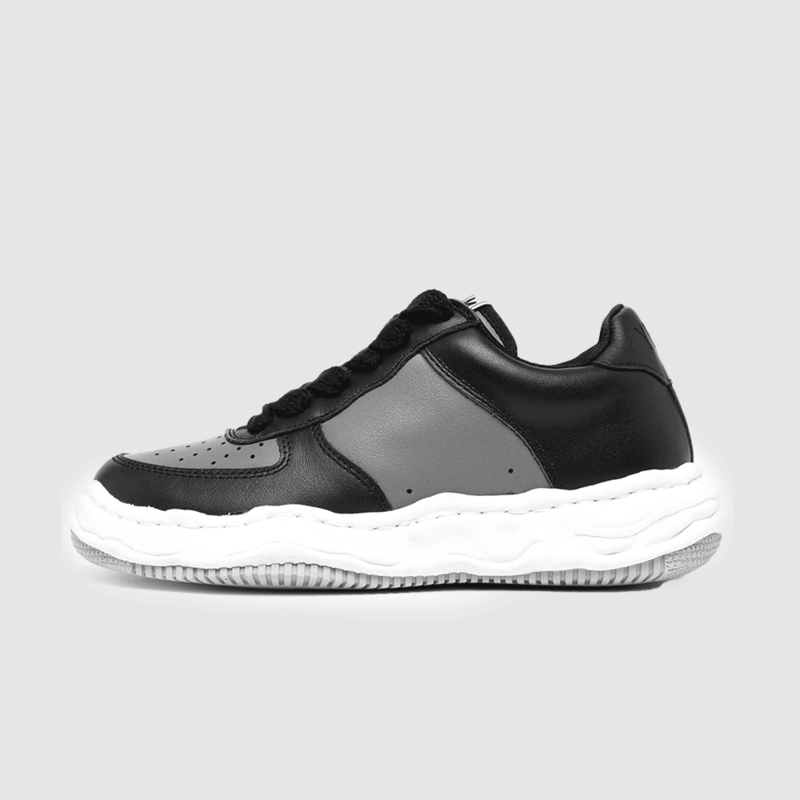 [국내배송] 미하라 야스히로 웨인 레더 스니커즈 남여A08FW706 BLK/GRY - Mihara Yasuhiro