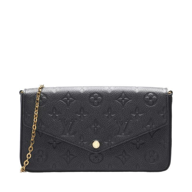 블랙 앙프렝뜨 포쉐트 펠리시 체인 크로스백 - Louis Vuitton