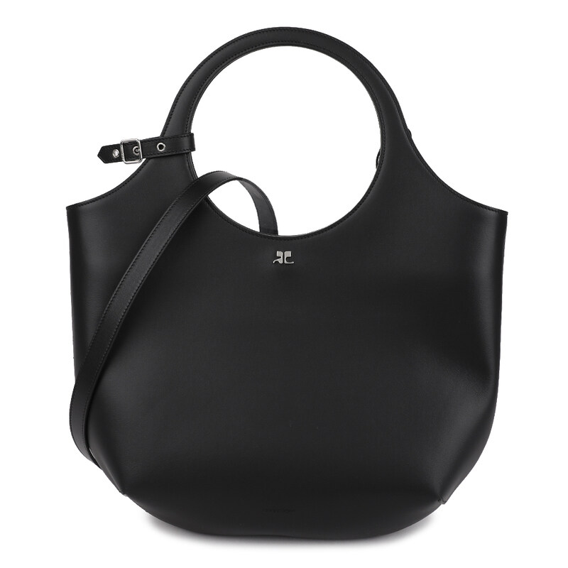 꾸레쥬 홀리 레더 미디엄 가죽 토트백 324GSA116CR0065-9999 - Courreges