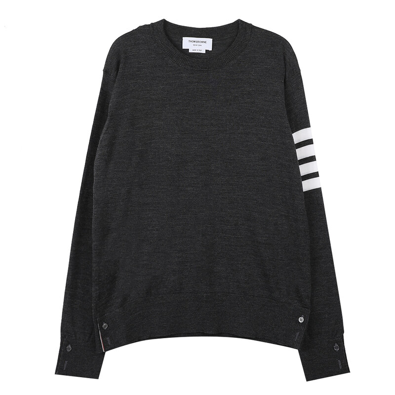 라프리마 톰브라운 울 4-바 풀오버 니트 MKA002AY1014-022 - Thom Browne