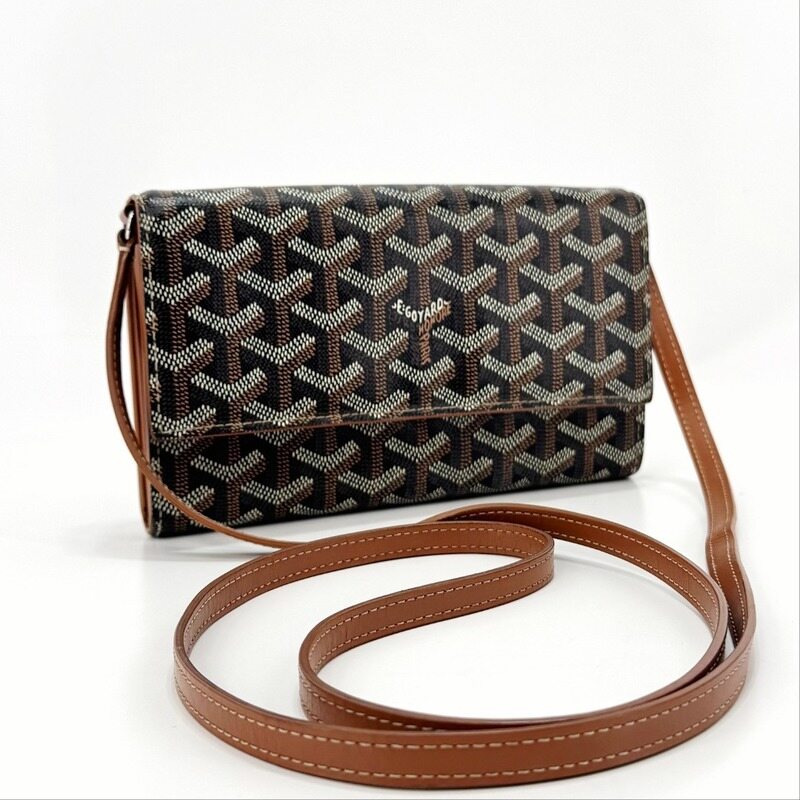 고야드 바렌 3 미니 크로스백 블랙텐 - Goyard