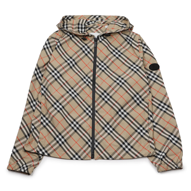 버버리 체크 후드 재킷 8110301 - Burberry