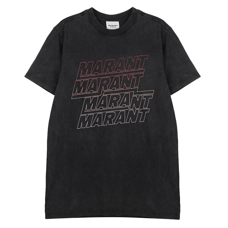 이자벨마랑 에뚜왈 조엘린 코튼 로고 반팔티셔츠 TS0147FA-B1N09E-01OK - Isabel Marant