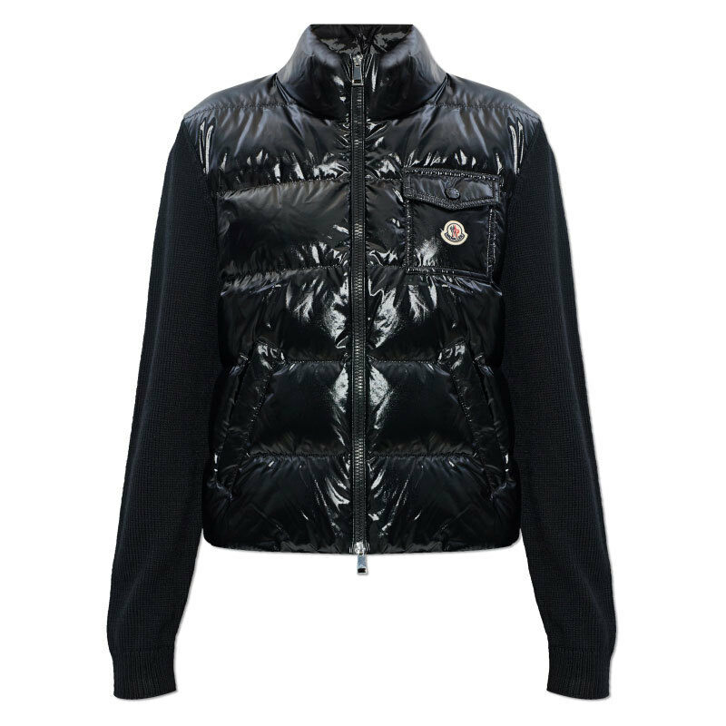 26SS 몽클레어 여성 패딩 집업 울 가디건 블랙 9B00023 M7774 999 - Moncler