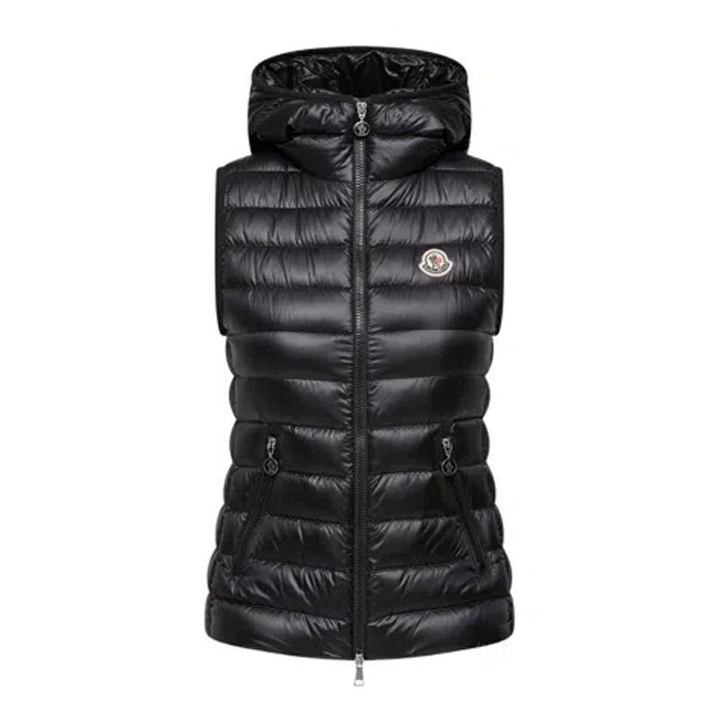 26SS 몽클레르 글리코세 후드 다운 베스트 블랙 1A00098 597YG 999 - Moncler