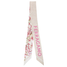 라프리마 페라가모 가이아 프린트 실크 스카프 32-1242-004 LIGHT BALLET PINK+IVORY 789922 썸네일 1