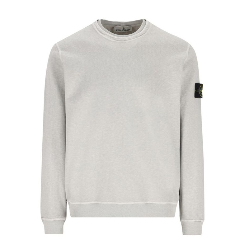26SS 스톤아일랜드 와펜 맨투맨 라이트그레이 L1S156100034 S0060 V0161 - Stone Island