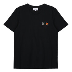메종키츠네 더블 폭스 헤드 레귤러 티셔츠 OW011CF-KJ7026-P190 썸네일 1