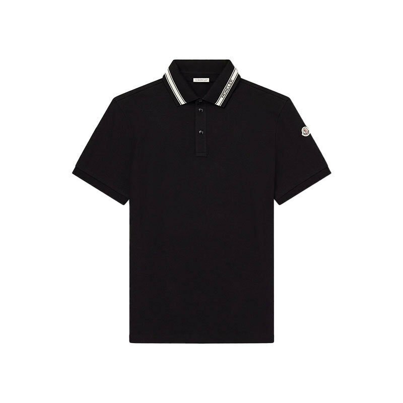 26SS 몽클레어 로고 패치 코튼 폴로 셔츠 블랙 L10918A00022 84720 999 - Moncler