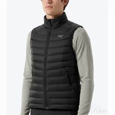아크테릭스 26SS 세륨 베스트 우먼 AJQSW10556 BLK W 썸네일 1