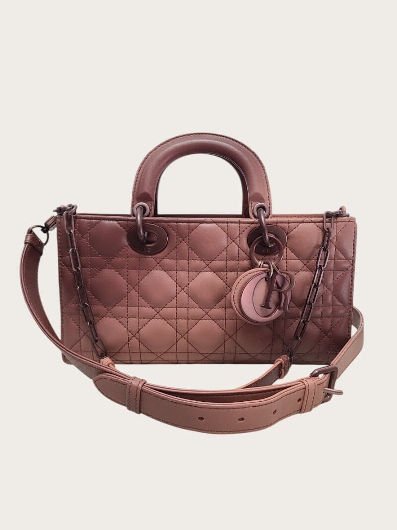 [중고명품/루이스잇] 디올 레이디 디 조이 이터리얼 핑크 그라데이션 미디엄백 - Christian Dior