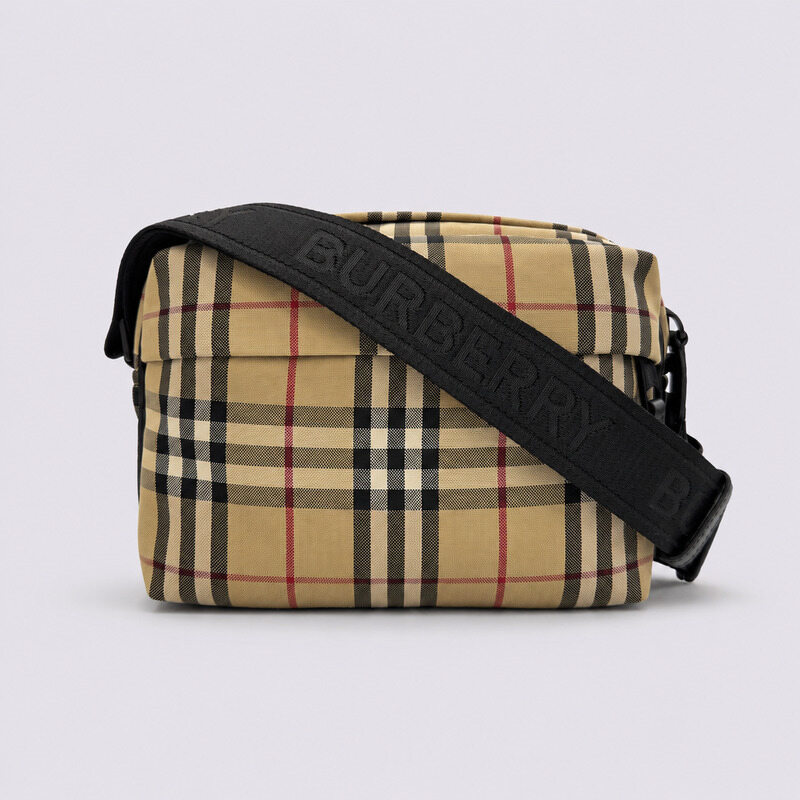 버버리 PADDY 체크 지퍼 크로스백 80841111 - Burberry