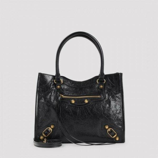 발렌시아가 르 시티 토트백 미니 빈티지 골드 장식 852608 210F6 1000 - Balenciaga