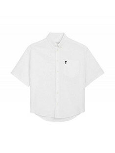 코튼 아미 드 꾀흐 자수 장식 박시 셔츠 HSH823 CO0031 168 썸네일 1