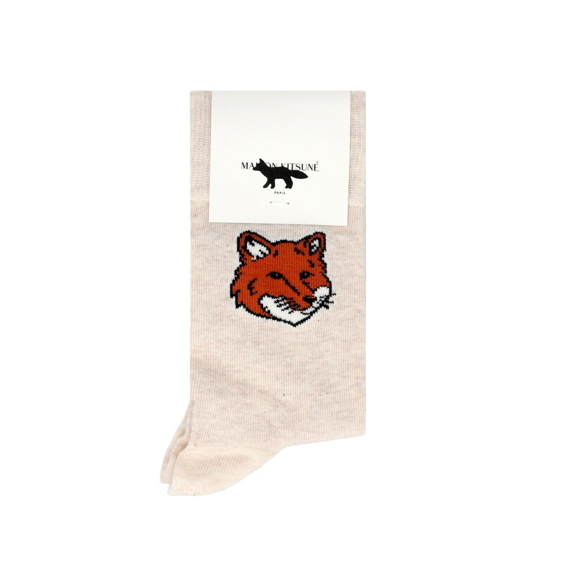 메종키츠네 PM06400KT0010 0428 공용 양말 - Maison Kitsune