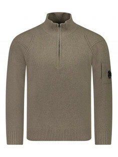 CP컴퍼니 Lambswool Grs 폴로 카라 하프 집 니트 스웨 17CMKN144A 110149A 359 썸네일 1