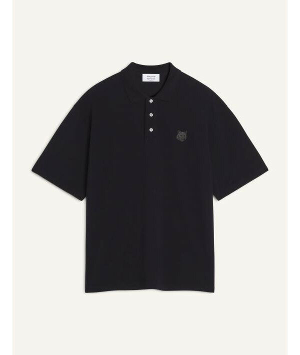 메종키츠네 볼드 폭스 헤드 오버사이즈 폴로 티셔츠 PM00211KP0001 P199 - Maison Kitsune