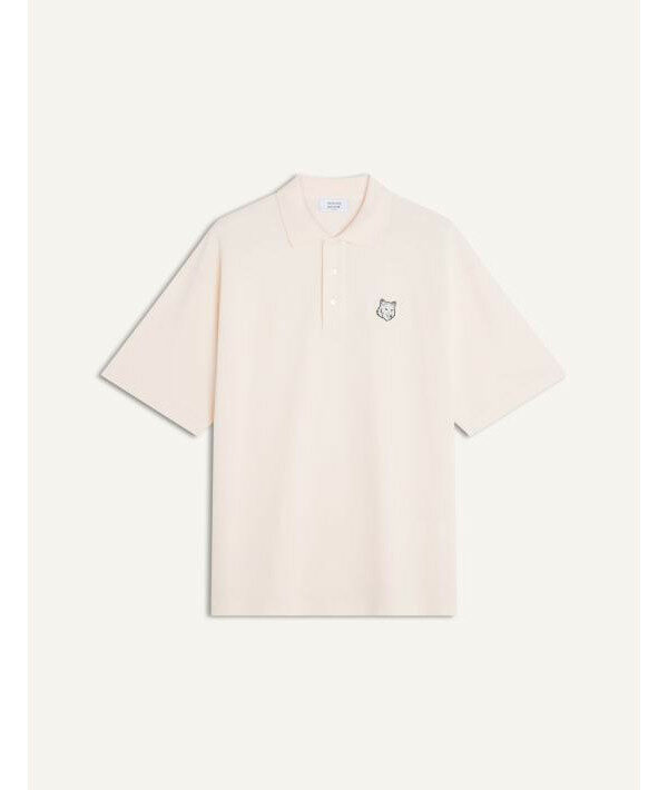 메종키츠네 볼드 폭스 헤드 오버사이즈 폴로 PM00211KP0001 0448 - Maison Kitsune
