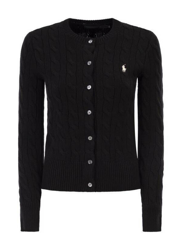 폴로 랄프 로렌 포니로고 자수 코튼 케이블 가디건 211971868016 - Polo Ralph Lauren